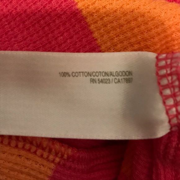 Pink & Orange Stripped Sweater - Picture 4 of 4